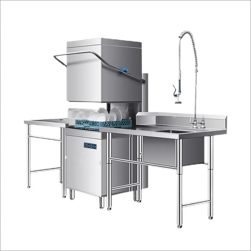 Hood-type dishwashers