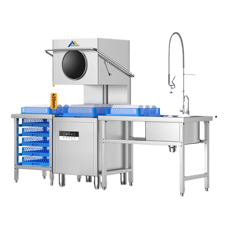 Hood-type dishwashers